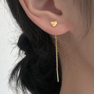 orecchino oro cuore di afrodite
